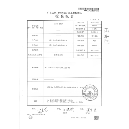 CK503国标检测报告
